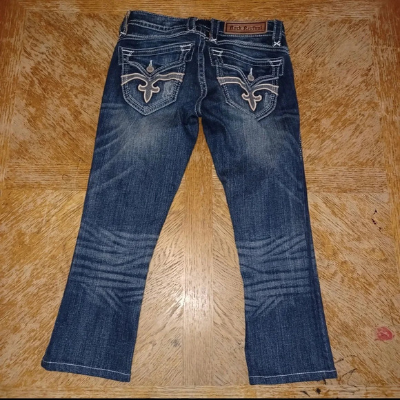 Rock Revival Stephan Boot Cut Blue Jeans Womens Size 26 x 21.5 - Picture 3 of 7